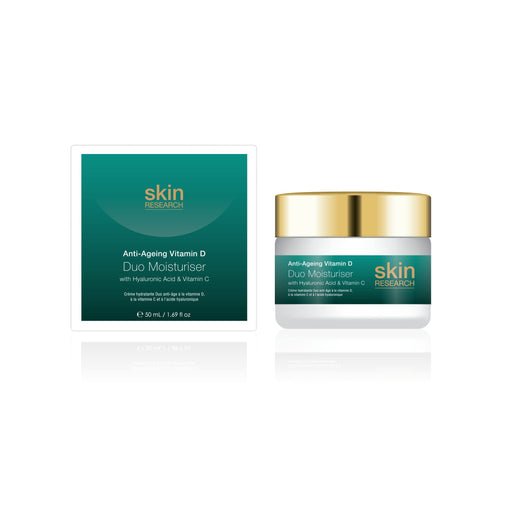 Skin Research Anti-Ageing Vitamin D With Hyaluronic Acid  Vitamin C Duo Moisturiser 50ml