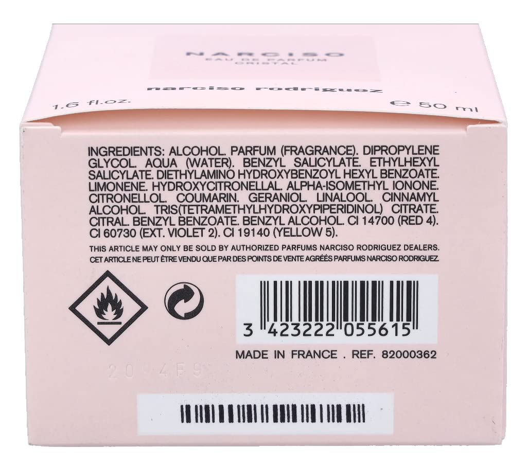 Narciso Rodriguez Narciso Cristal Eau de Parfum 50ml Spray - Fragrance at MyBeautyBoutique by Narciso Rodriguez