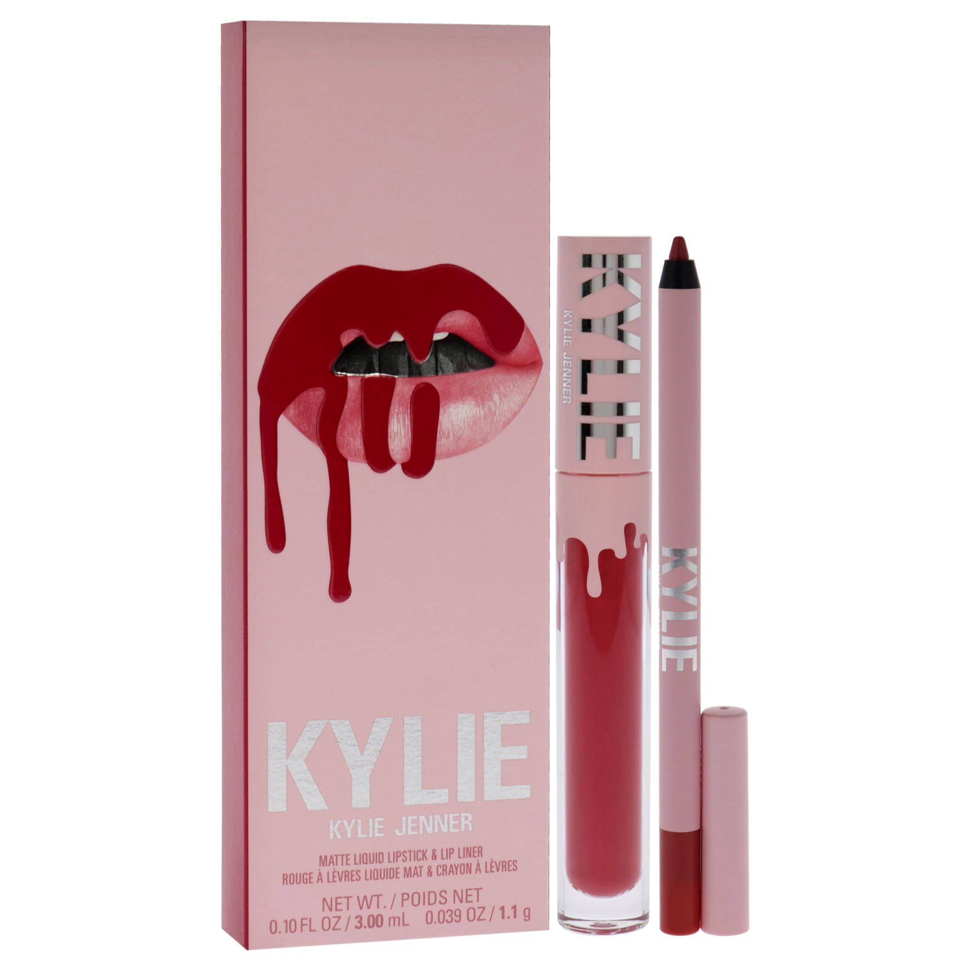 Kylie Cosmetics Matte Lip Kit 3ml Liquid Lipstick + 1.1g Lip Liner - Bad Lil Thing