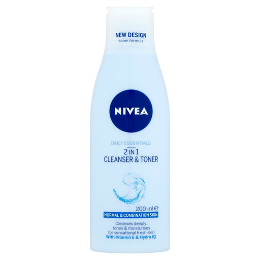 Nivea Daily Essentials 2In1 Cleanser And Toner 