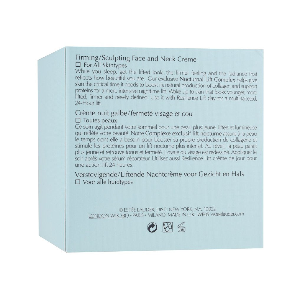 Estée Lauder Resilience Lift Night Firming/Sculpting Face and Neck Cream 50ml