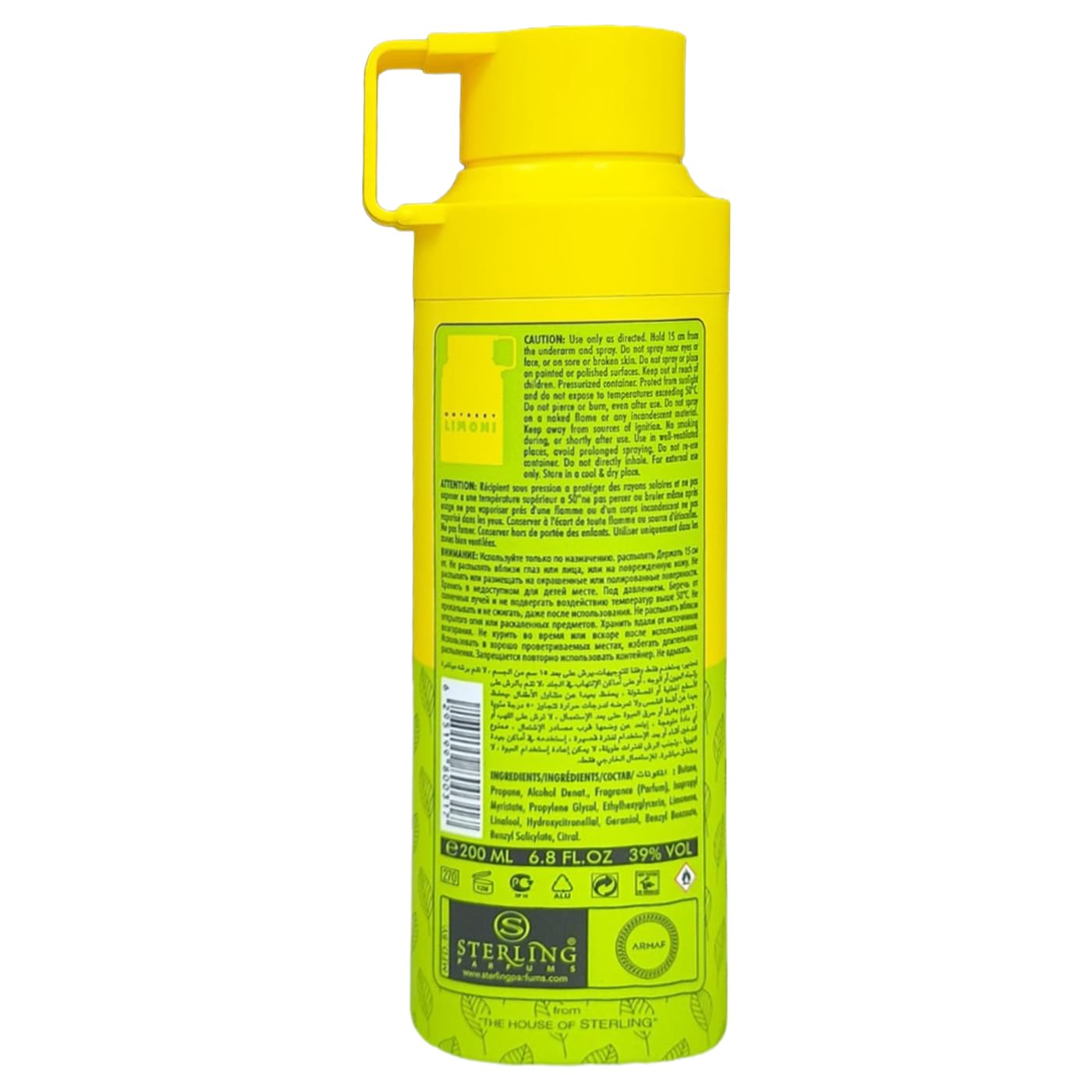 Armaf Odyssey Limoni Fresh Perfumed Body Spray 200ml