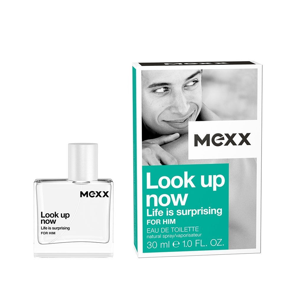 Mexx Look Up Now : Life Is Surprising for Him Eau de Toilette 30ml Spray - Eau de Toilette at MyBeautyBoutique by Mexx