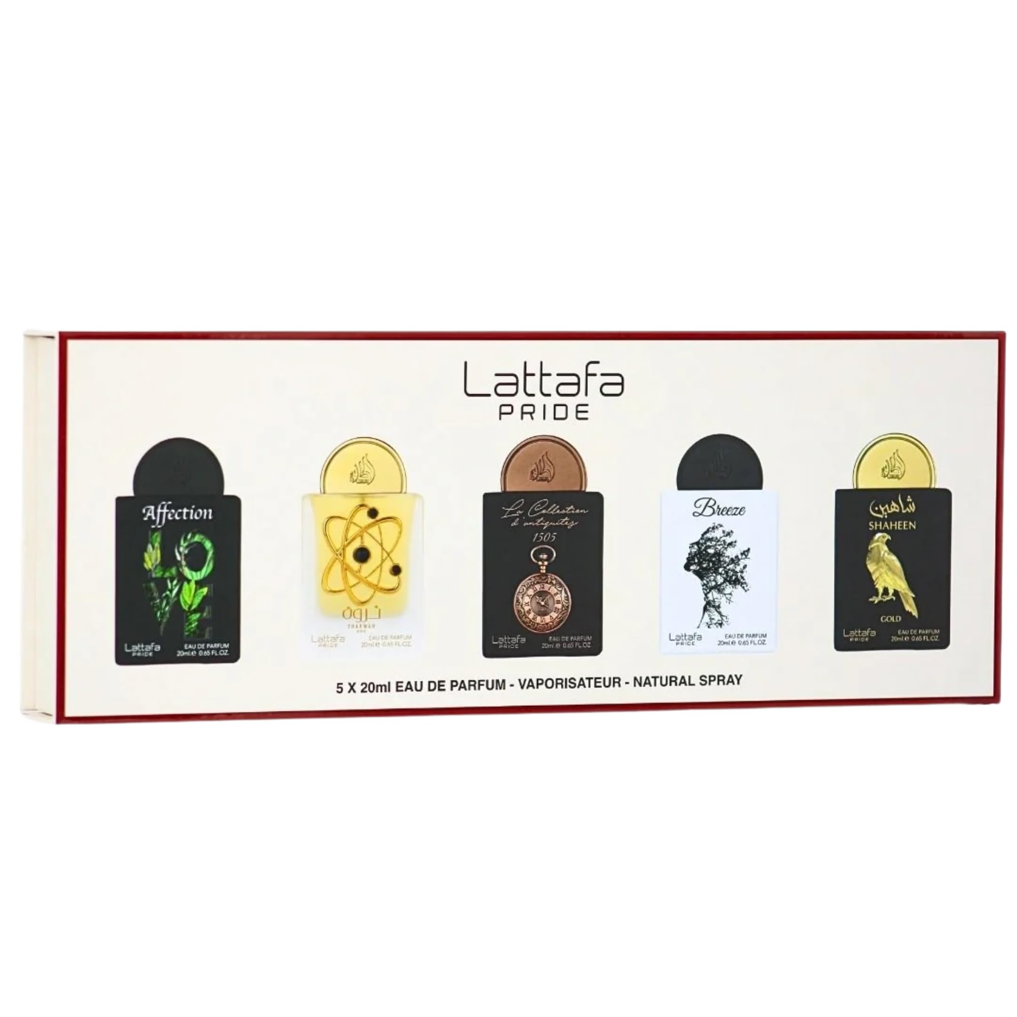 Lattafa Pride Gift Set Collection No.1 - 5 x 20ml