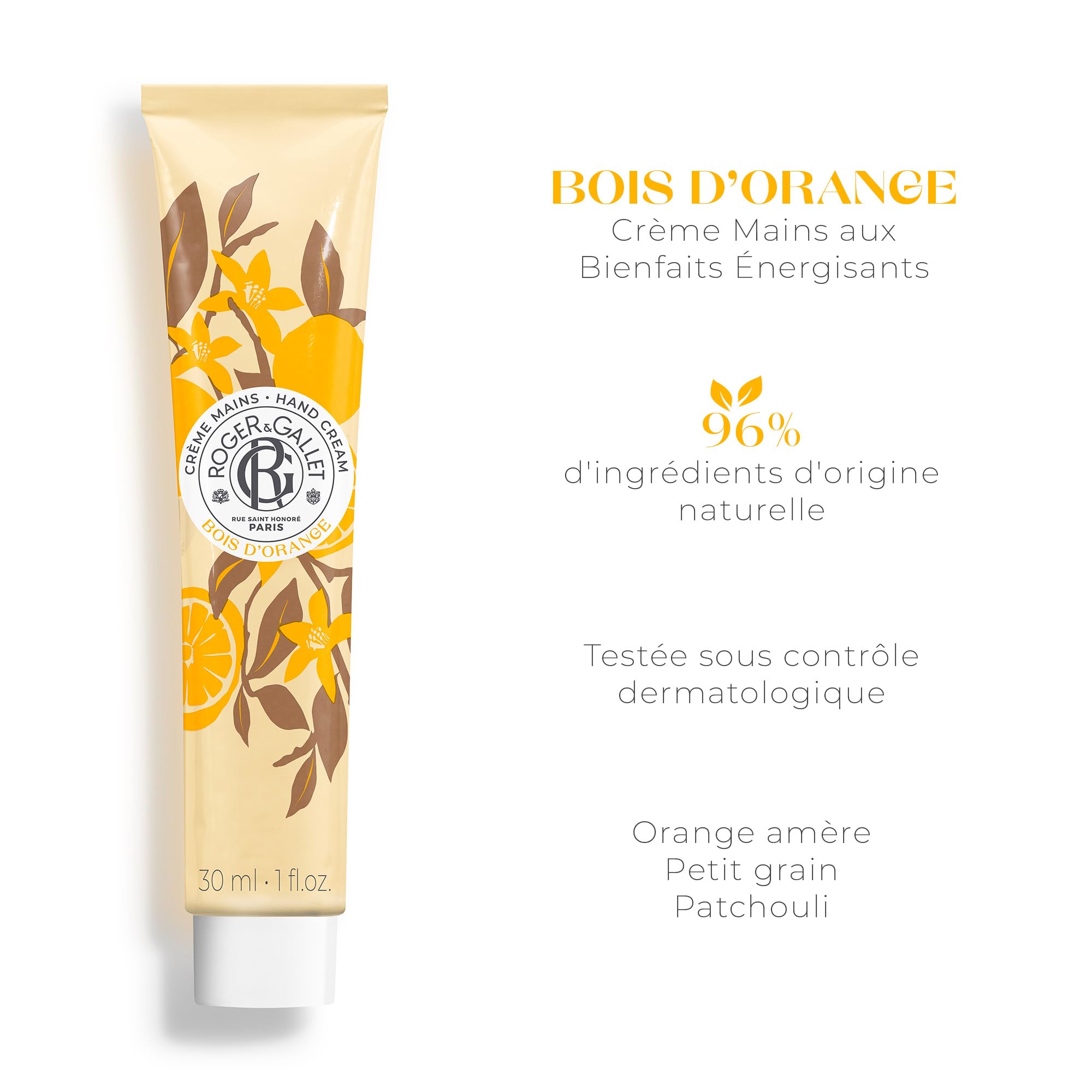 Roger  Gallet Bois D'orange Hand Cream 30ml