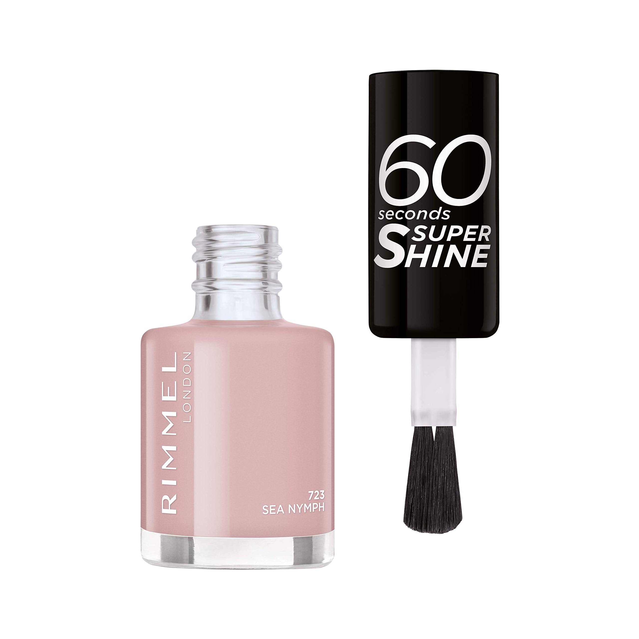 Rimmel 60 Seconds Super Shine Nail Polish 8ml - 723 Sea Nymph