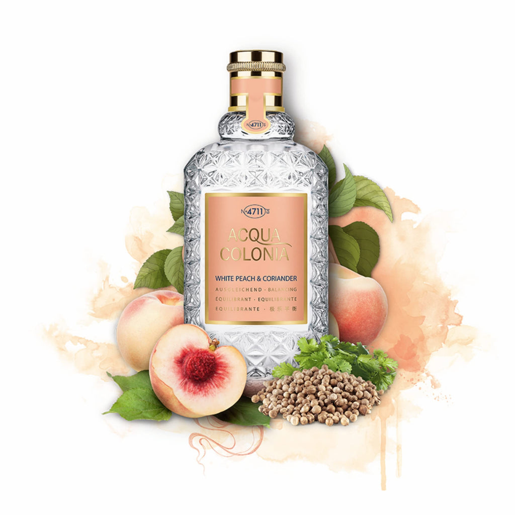 Mäurer & Wirtz 4711 Acqua Colonia White Peach & Coriander Eau de Cologne 100ml Spray