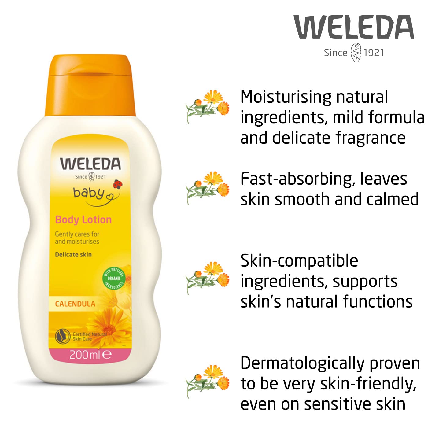 Weleda Baby Calendula Body Lotion 200ml