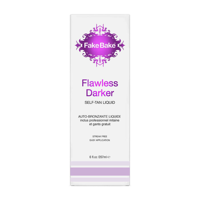 Fake Bake Flawless Darker Self-Tan Liquid 177ml  Application Mitt