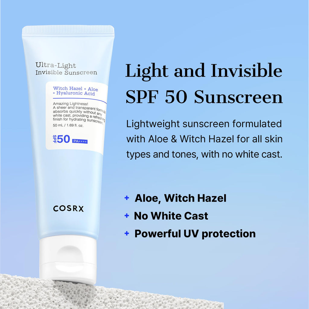 Cosrx Ultra Light Invisible Spf 50 Sun Cream 50ml