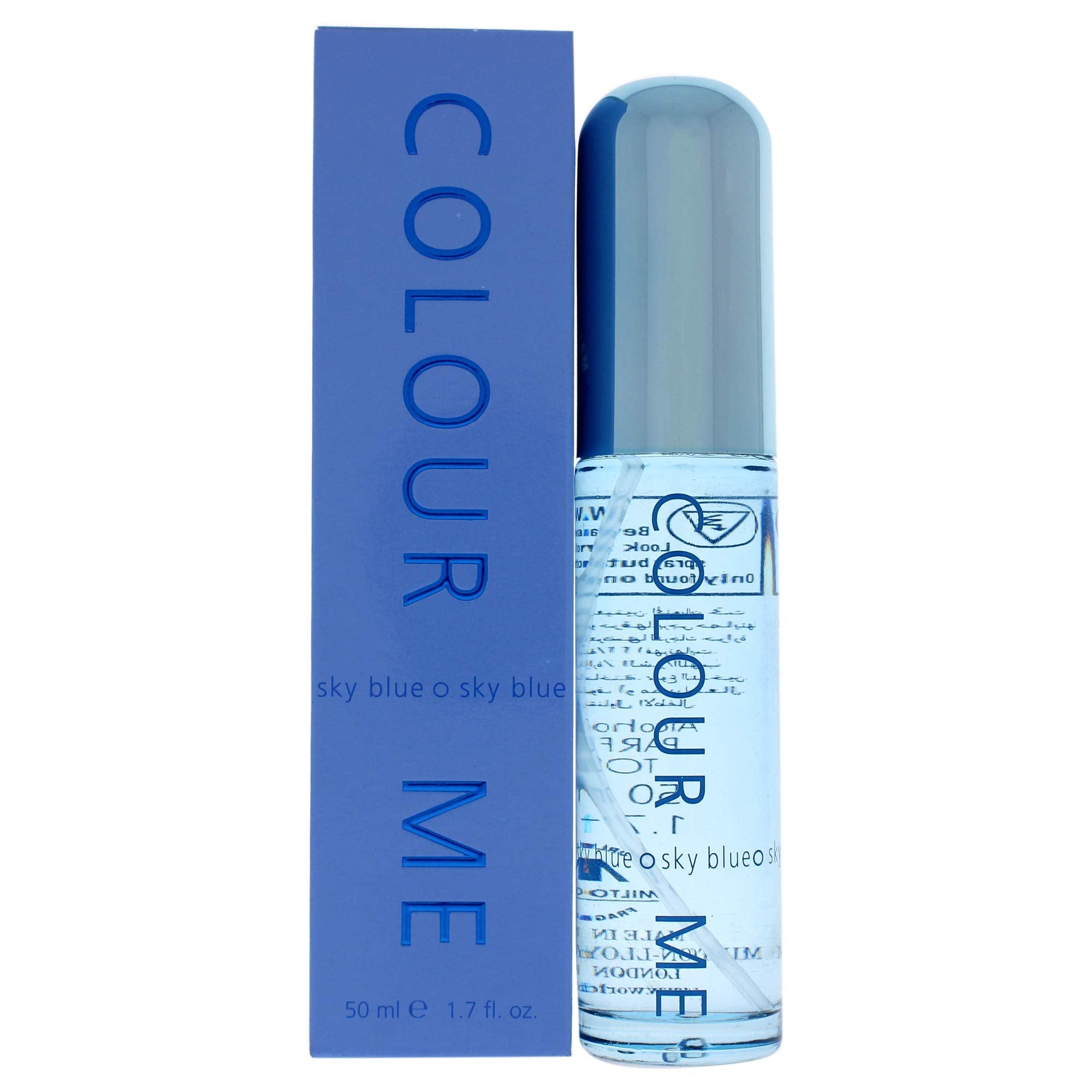 Colour Me Sky Blue Gift Set 50ml PDT Spray + 10ml Roll-on Perfume - Eau de Perfume at MyBeautyBoutique by Colour Me