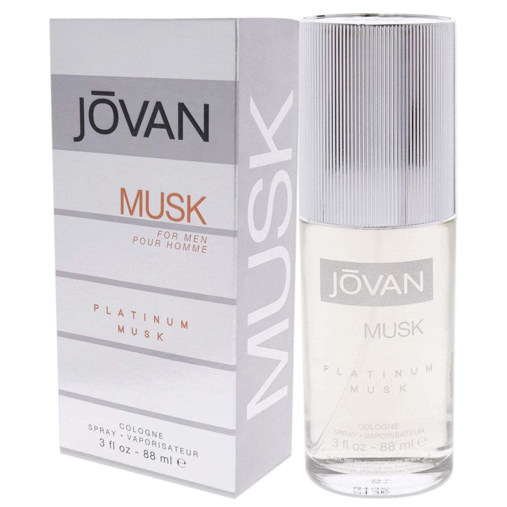 Jovan Musk For Men Eau De Cologne 88ml Spray - Platinum Musk
