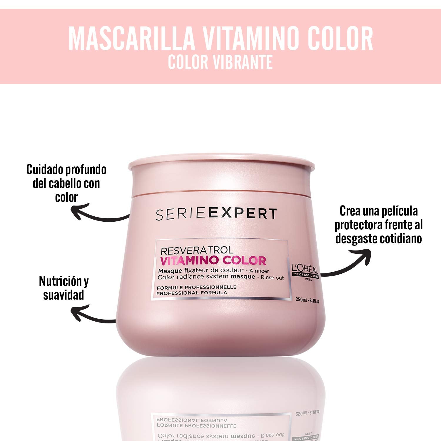 L'Oreal Serie Expert Vitamino Color Hair Mask 250ml
