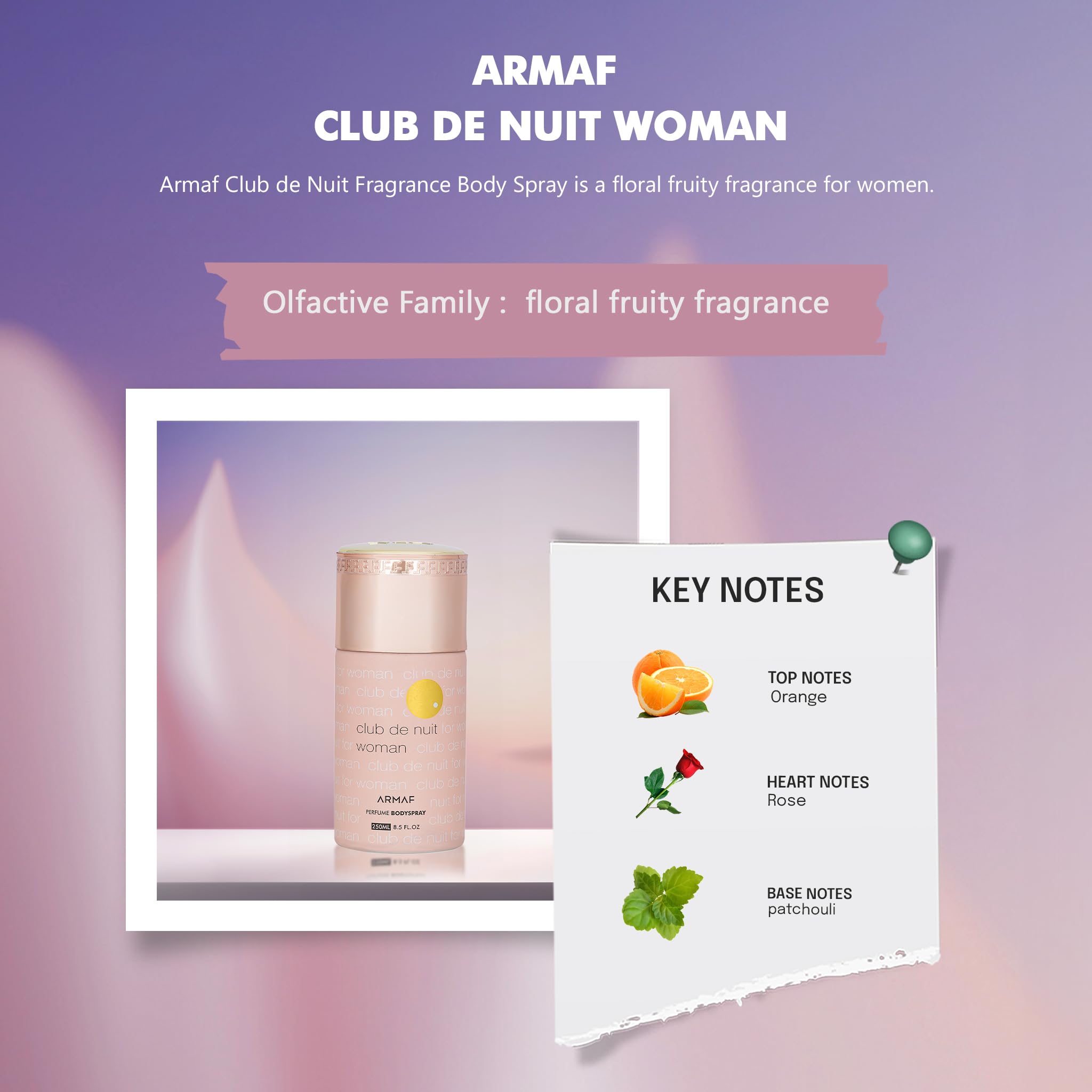 Armaf Club De Nuit Body Spray 250ml Spray - Bath & Body at MyBeautyBoutique by ARMAF