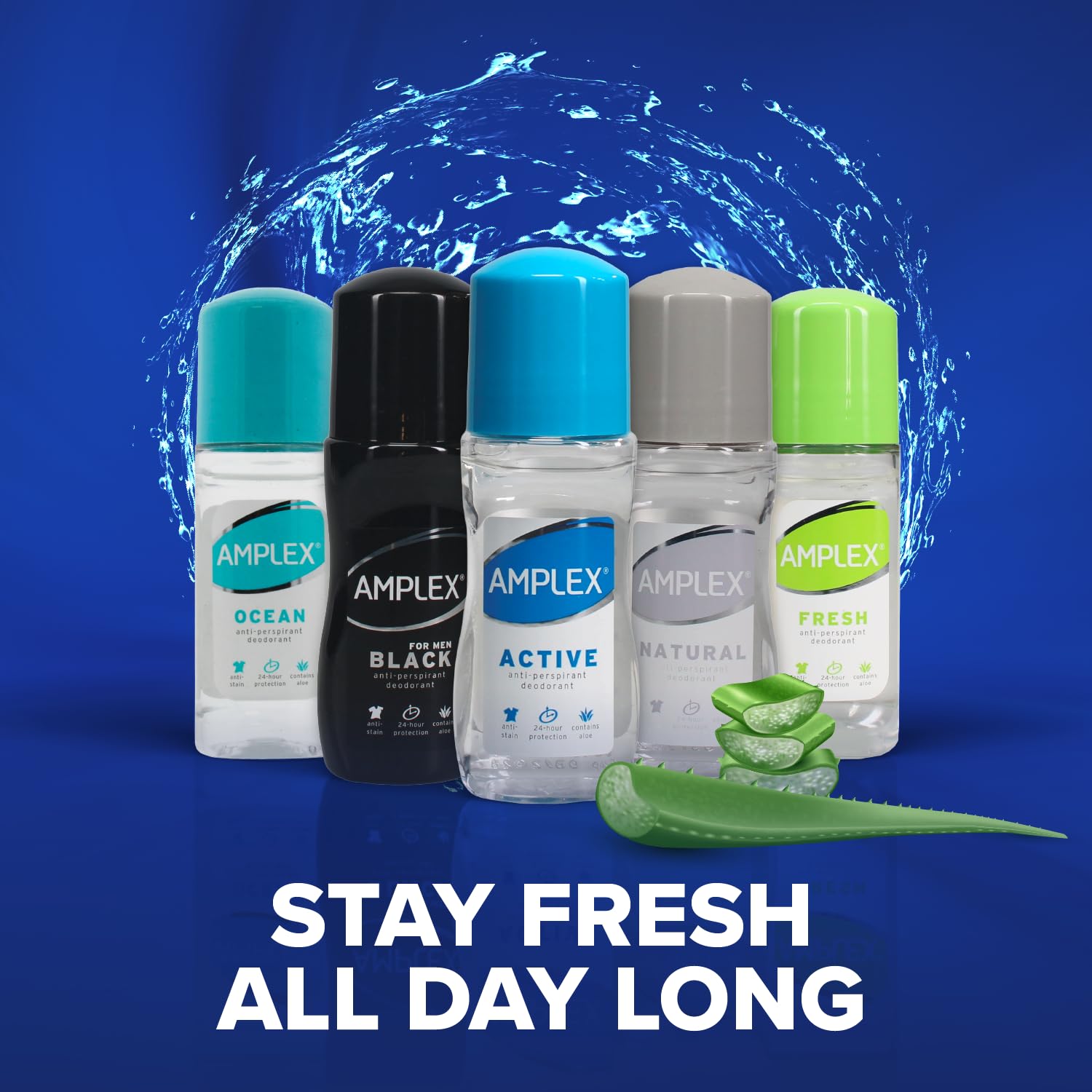 Amplex Ocean Deodorant Roll-On 50ml