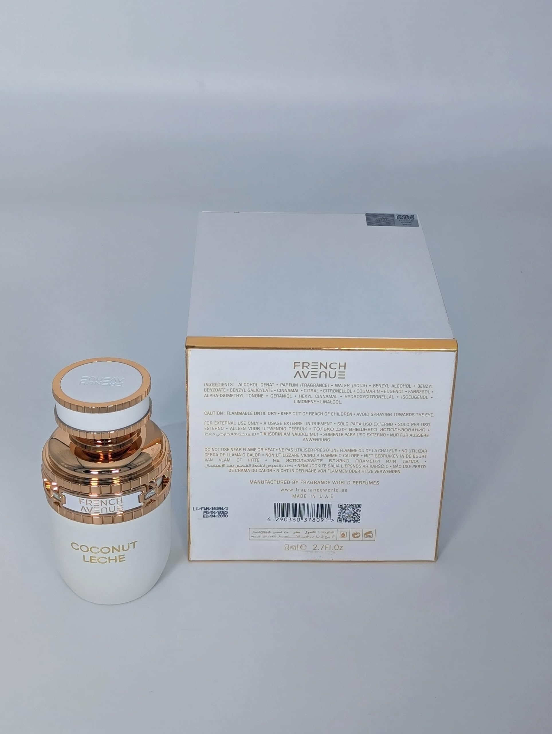 French Avenue Coconut Leche Eau de Parfum 100ml Spray