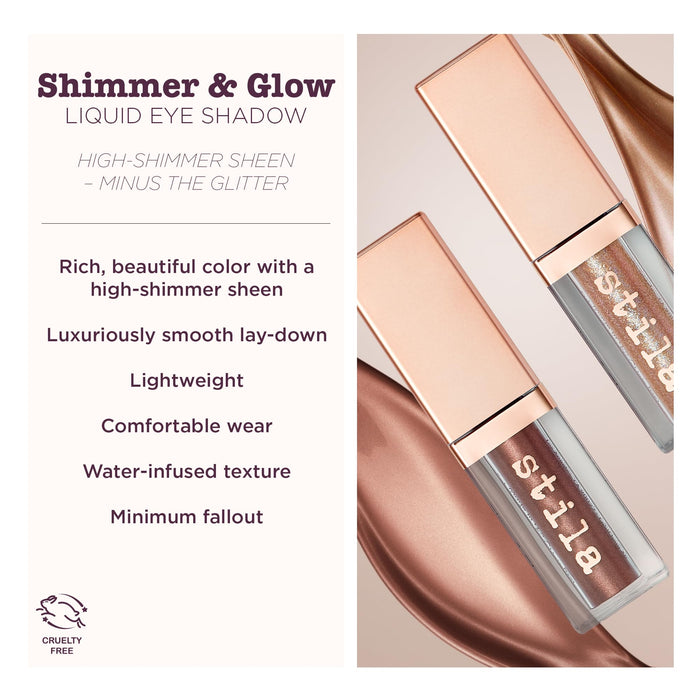 Stila Shimmer & Glow Liquid Eyeshadow 4.5ml - Dynamic