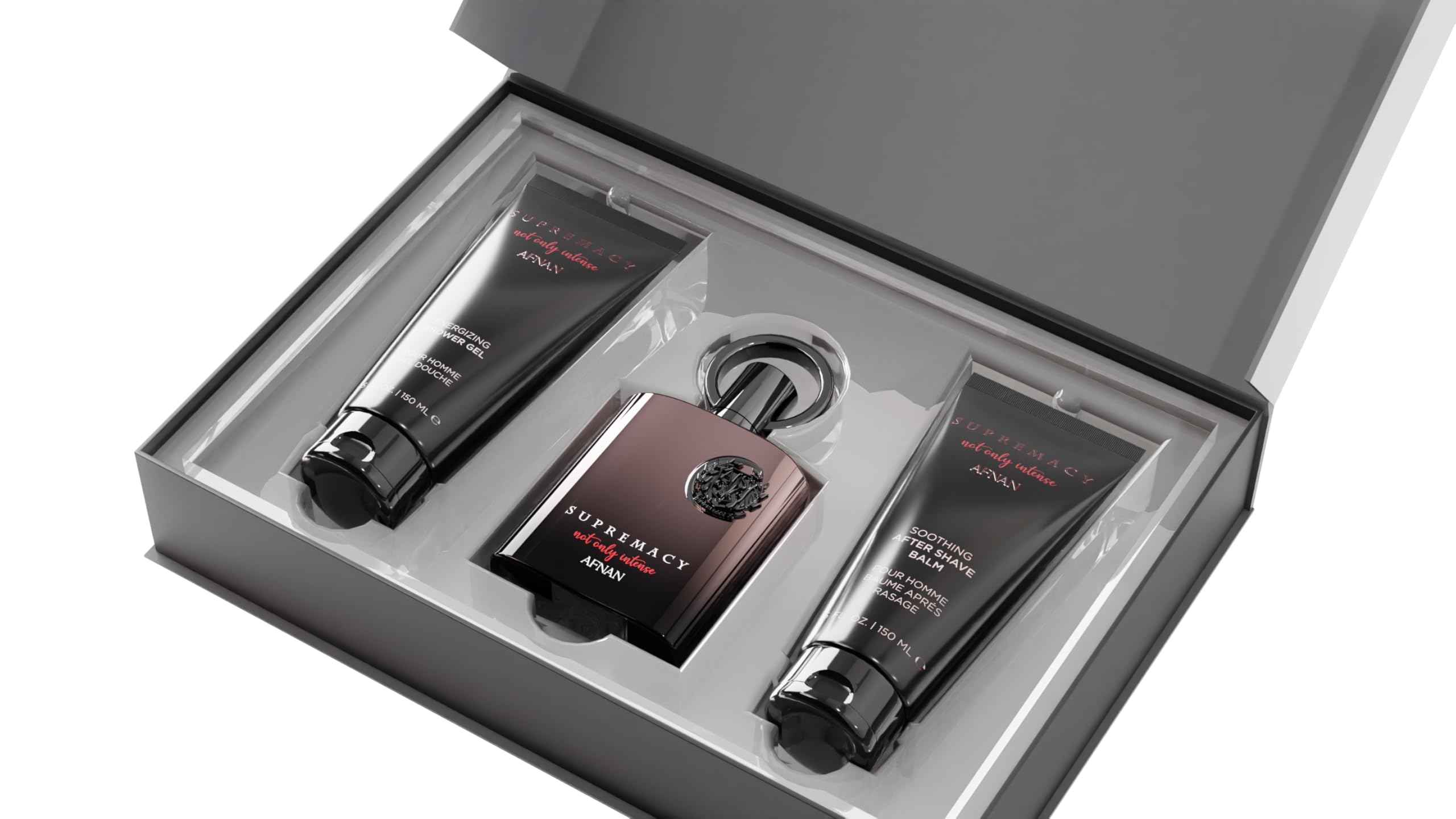 Afnan Supremacy Not Only Intense Gift Set - EDP 100ml Spray + 150ml Shower Gel