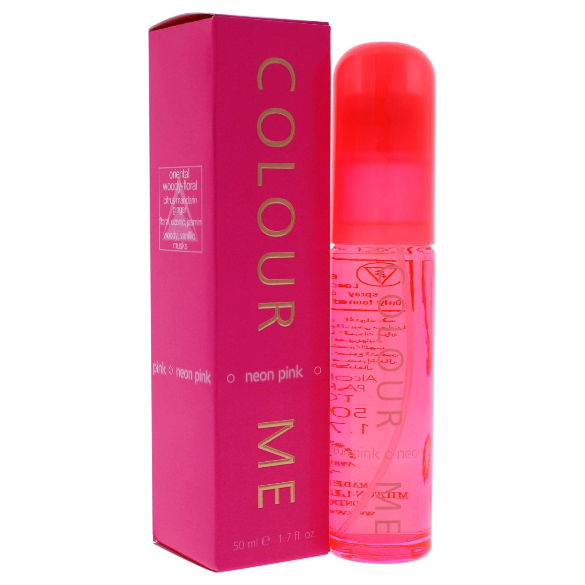 Milton Lloyd Colour Me Neon Pink Eau de Parfum 50ml Spray - Eau de Perfume at MyBeautyBoutique by Milton Lloyd