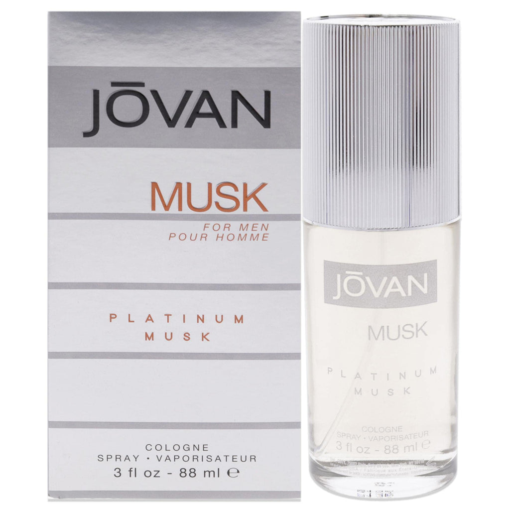 Jovan Musk For Men Eau De Cologne 88ml Spray - Platinum Musk