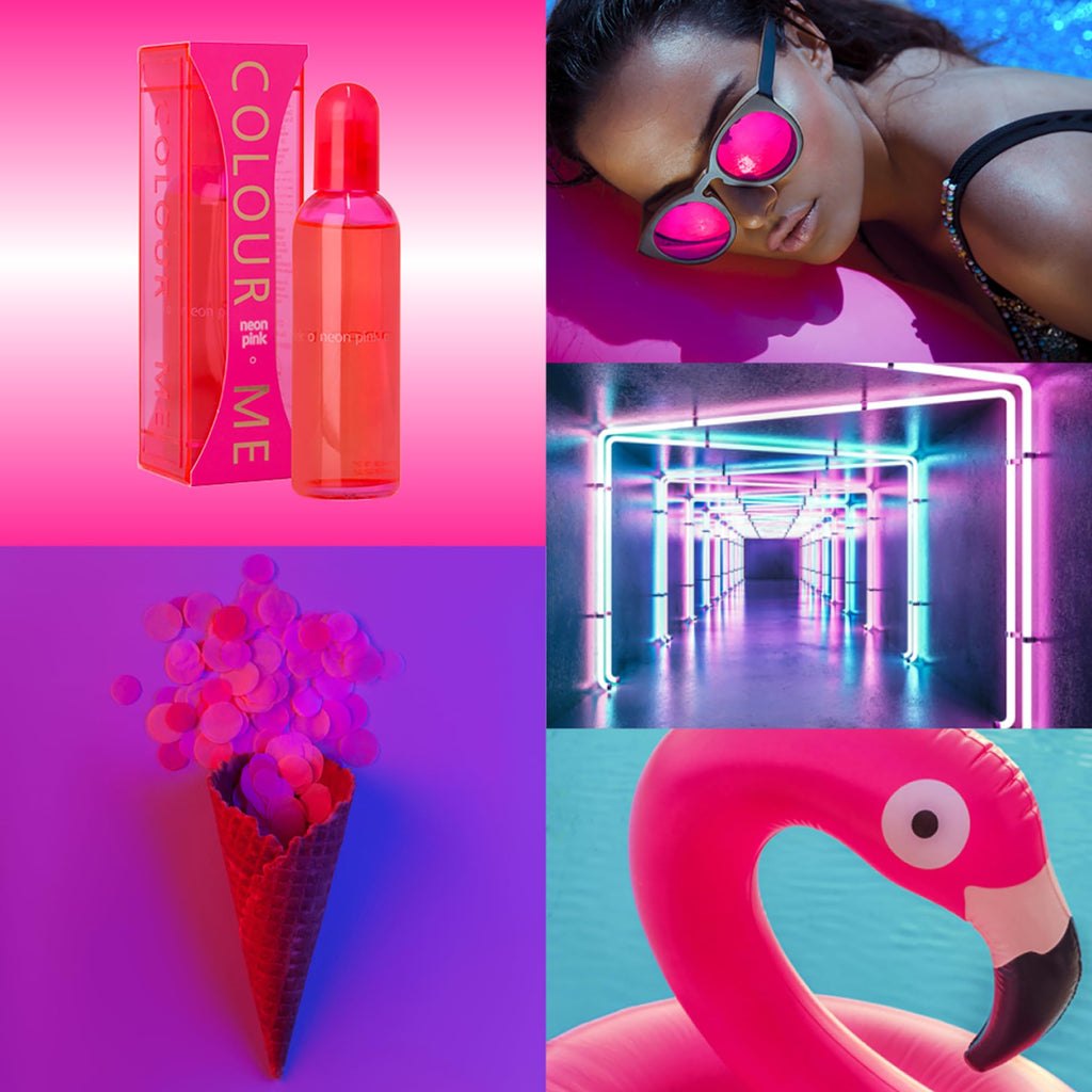 Milton Lloyd Colour Me Neon Pink Eau de Parfum 100ml Spray - Eau de Toilette at MyBeautyBoutique by Milton Lloyd