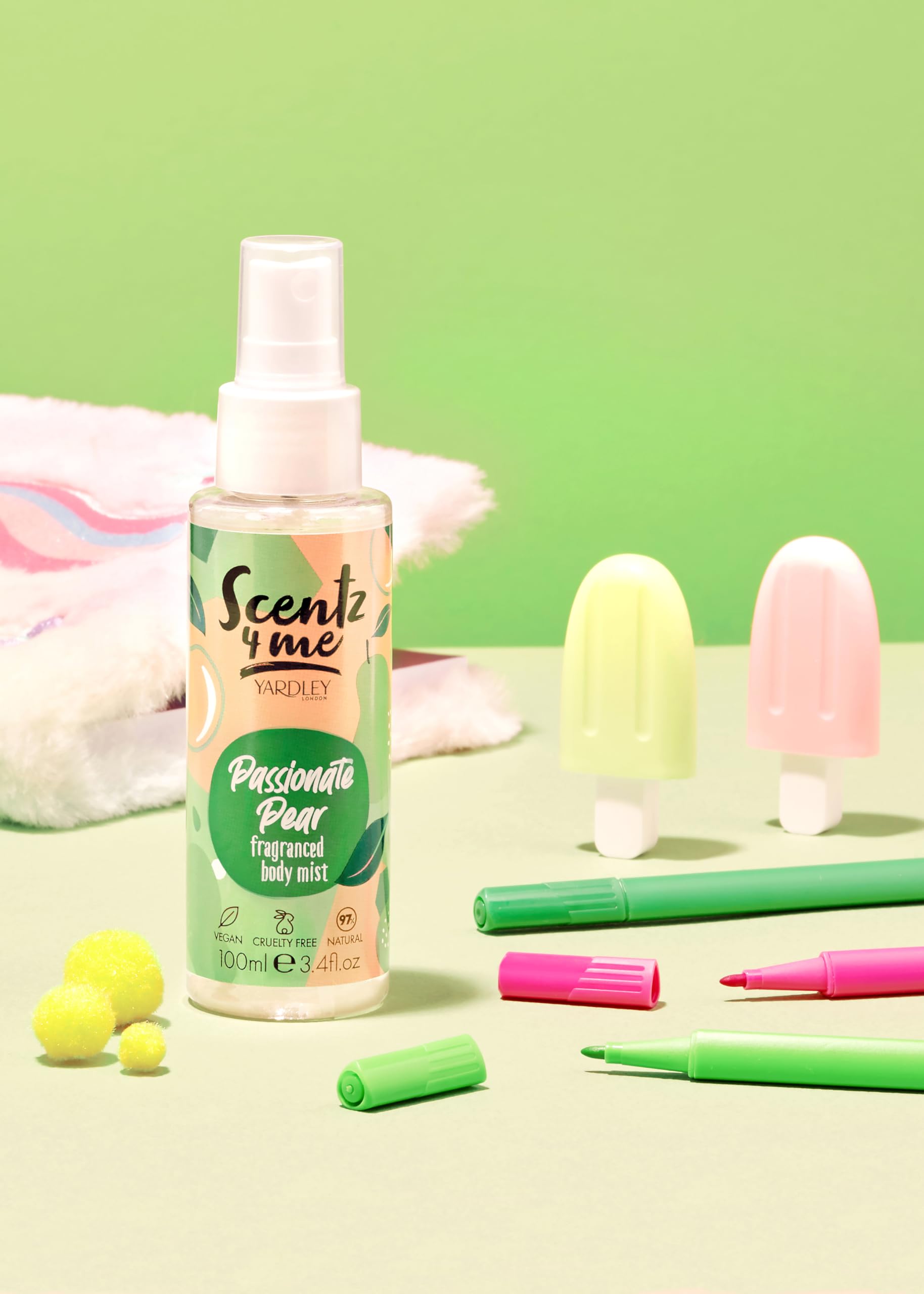 Yardley Scentz 4 Me Fragranced Body Mist 100ml Spray - Passionate Pear