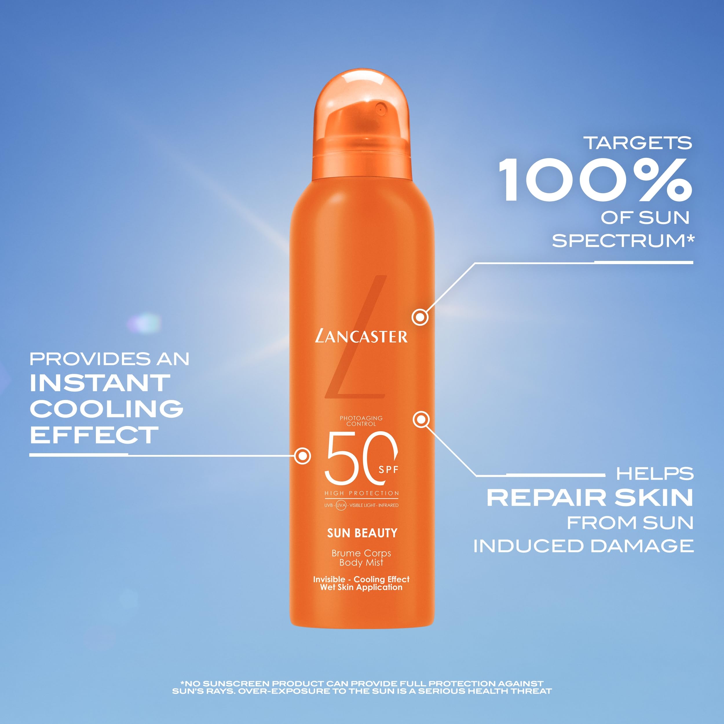 Lancaster Sun Beauty Body Mist SPF30 200ml Spray