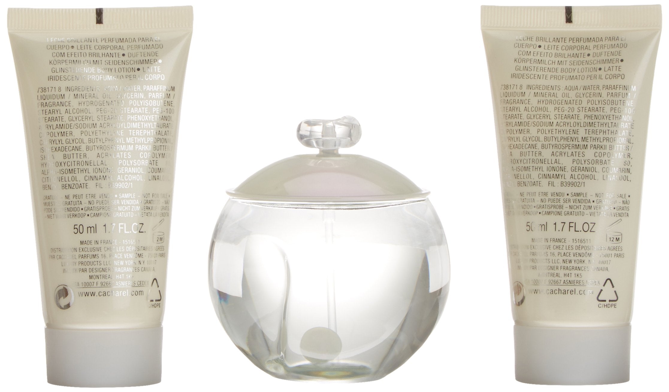 Cacharel Noa Gift Set 100ml EDT + 2 x 50ml Body Lotion