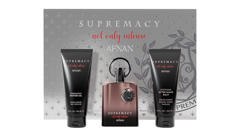 Afnan Supremacy Not Only Intense Gift Set - EDP 100ml Spray + 150ml Shower Gel