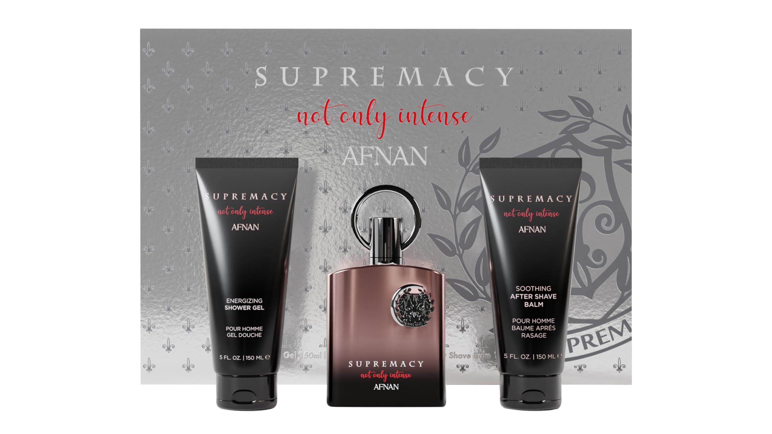 Afnan Supremacy Not Only Intense Gift Set - EDP 100ml Spray + 150ml Shower Gel