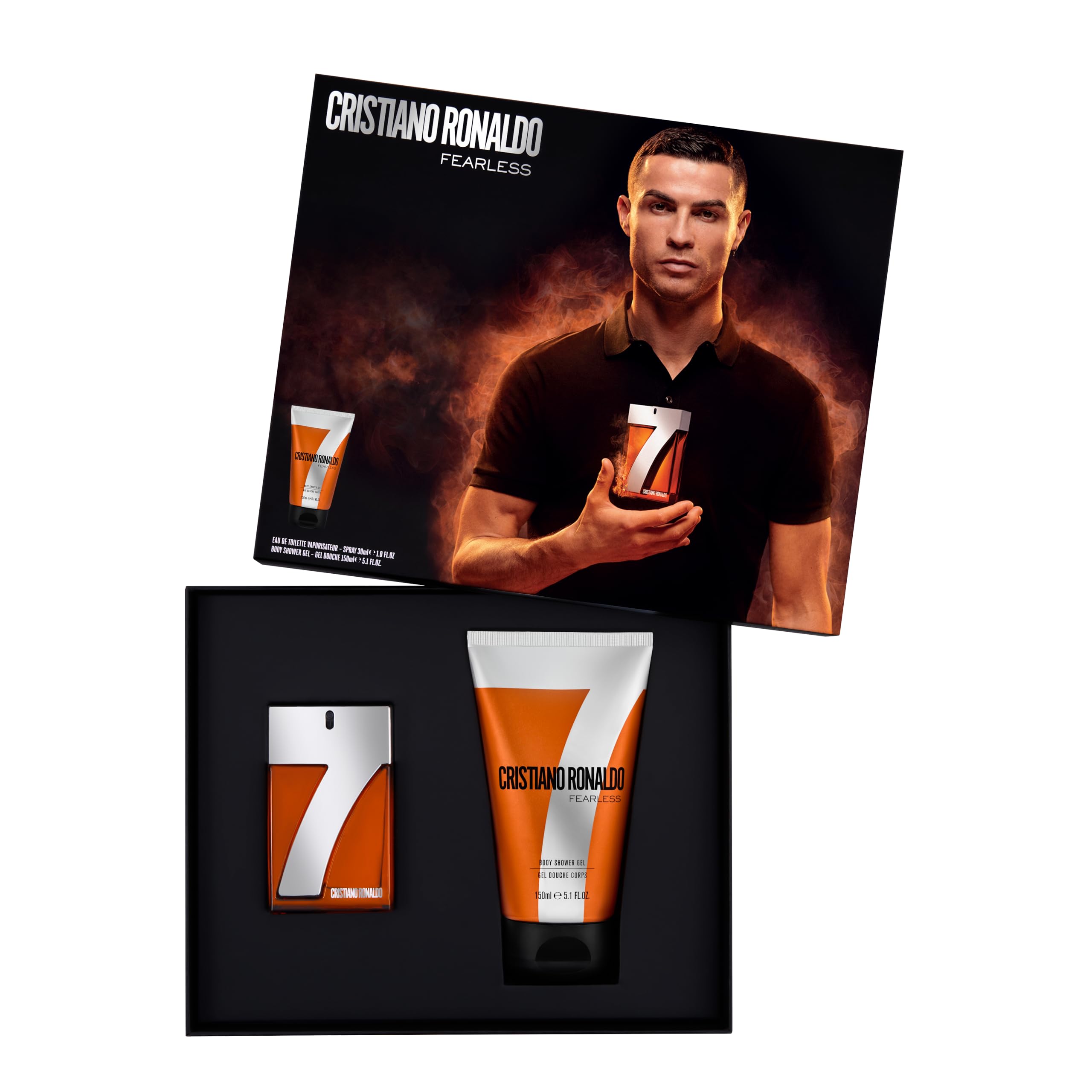 Cristiano Ronaldo Cr7 Fearless 2 Piece Gift Set: Eau de Toilette 30ml - Shower Gel 150ml - Gift Set at MyBeautyBoutique by Cristiano Ronaldo