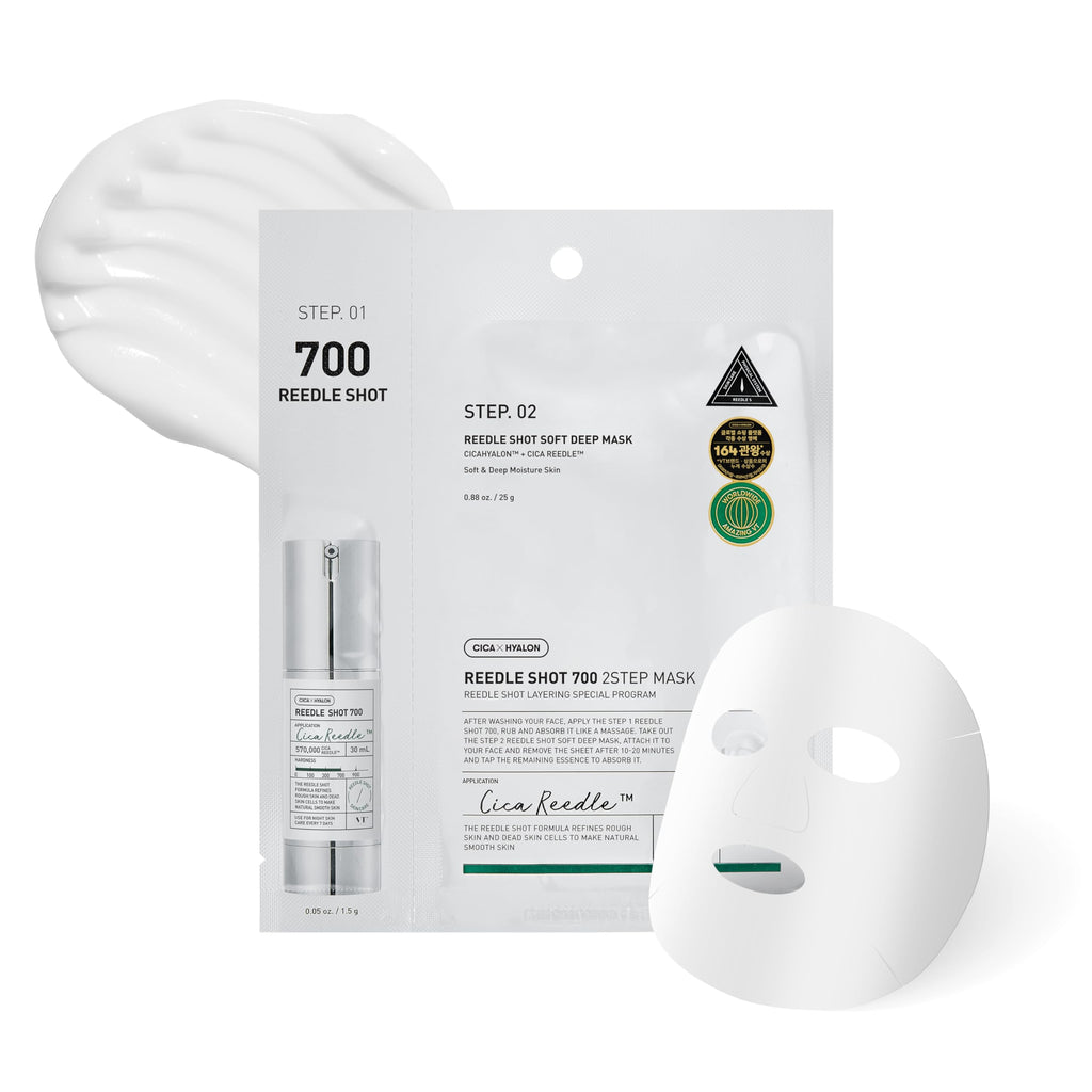VT Cosmetics Reedle Shot 700 2-Step Face Mask - 1 Face Mask (25g)