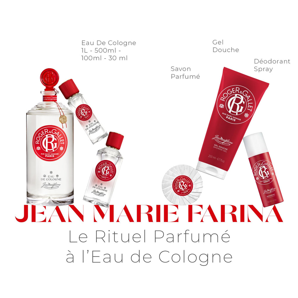 Roger  Gallet Jean-Marie Farina Eau de Cologne 100ml - Eau de Cologne at MyBeautyBoutique by Roger Gallet