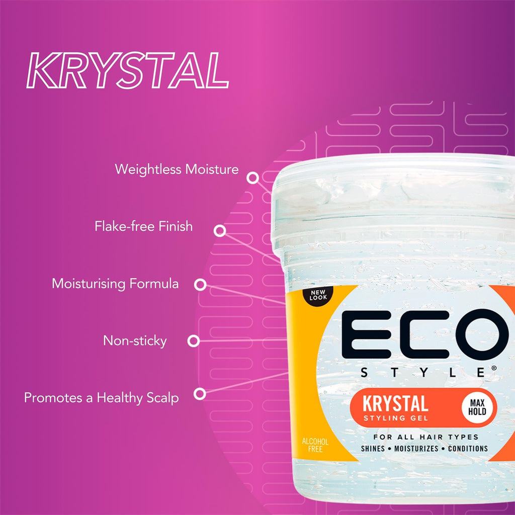Eco Styler Krystal Styling Clear Gel 473ml