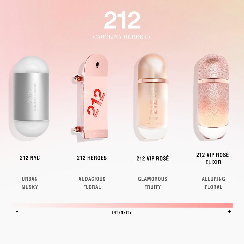 Carolina Herrera 212 VIP RosÃ© Elixir Eau de Parfum 80ml Spray