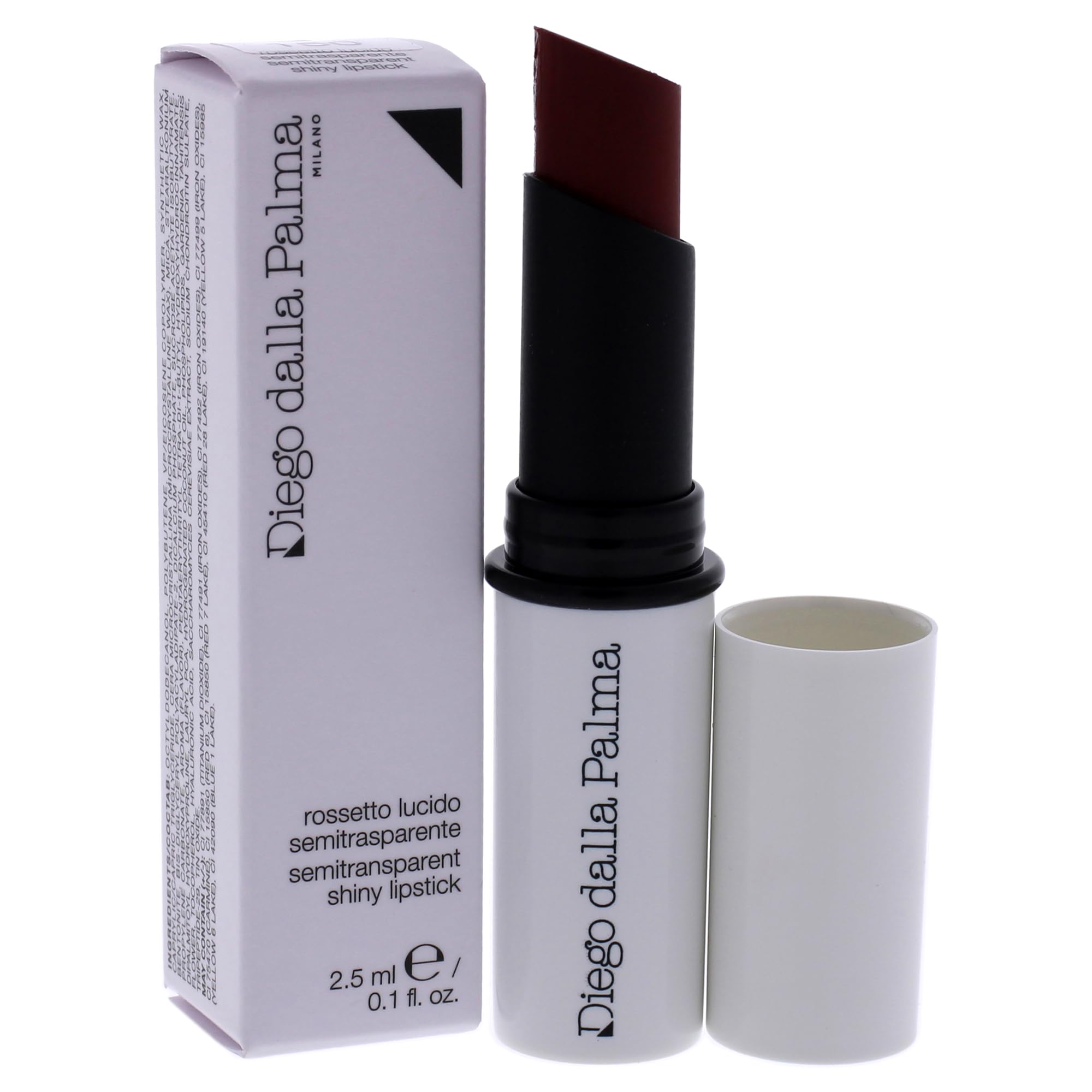 Diego Dalla Palma Semitransparent Shiny Red Purple #150 Lipstick 2.5ml