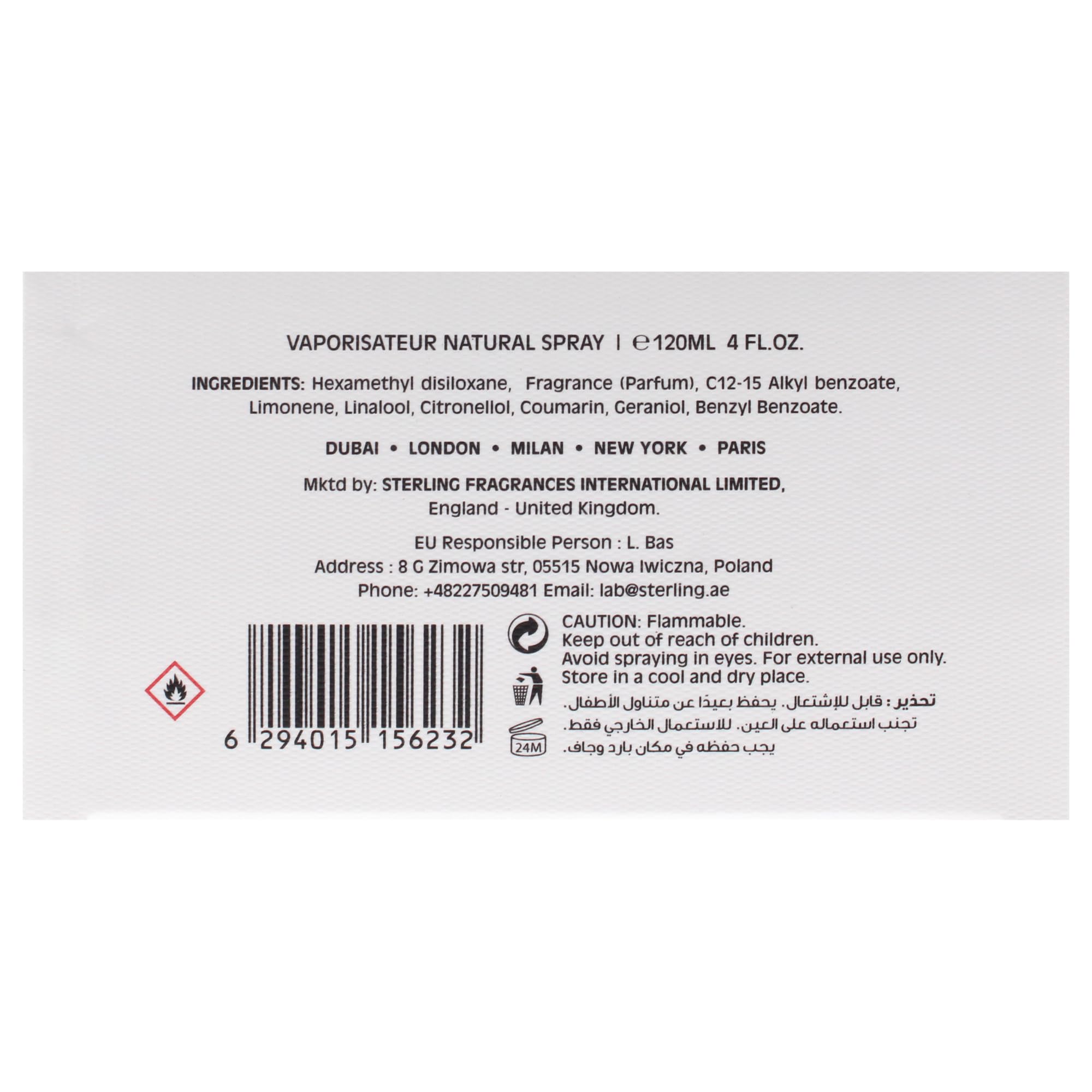 Hamidi Addicted Silver Eau de Parfum 100ml Spray
