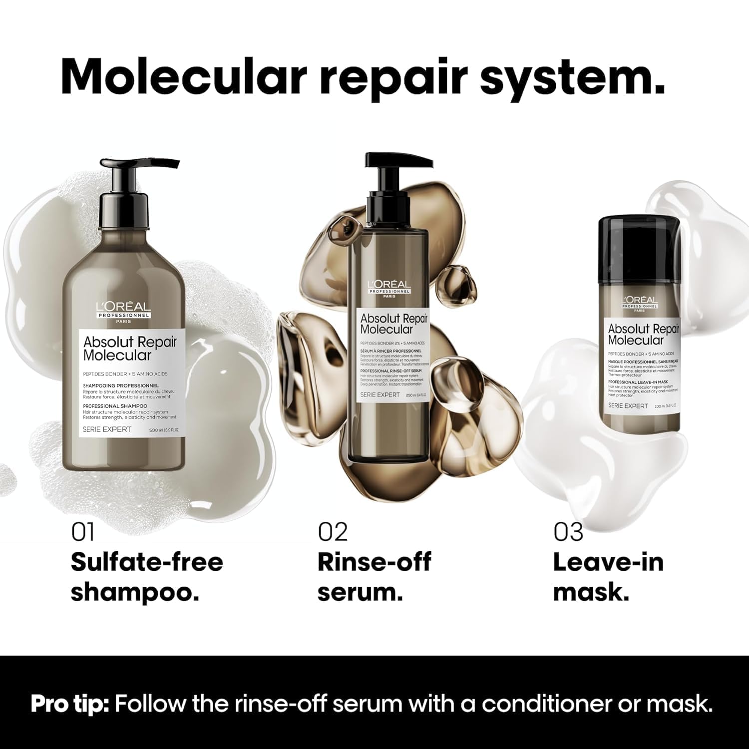 L'Oréal Série Expert Absolut Repair Molecular Rinse-Off Serum 250ml