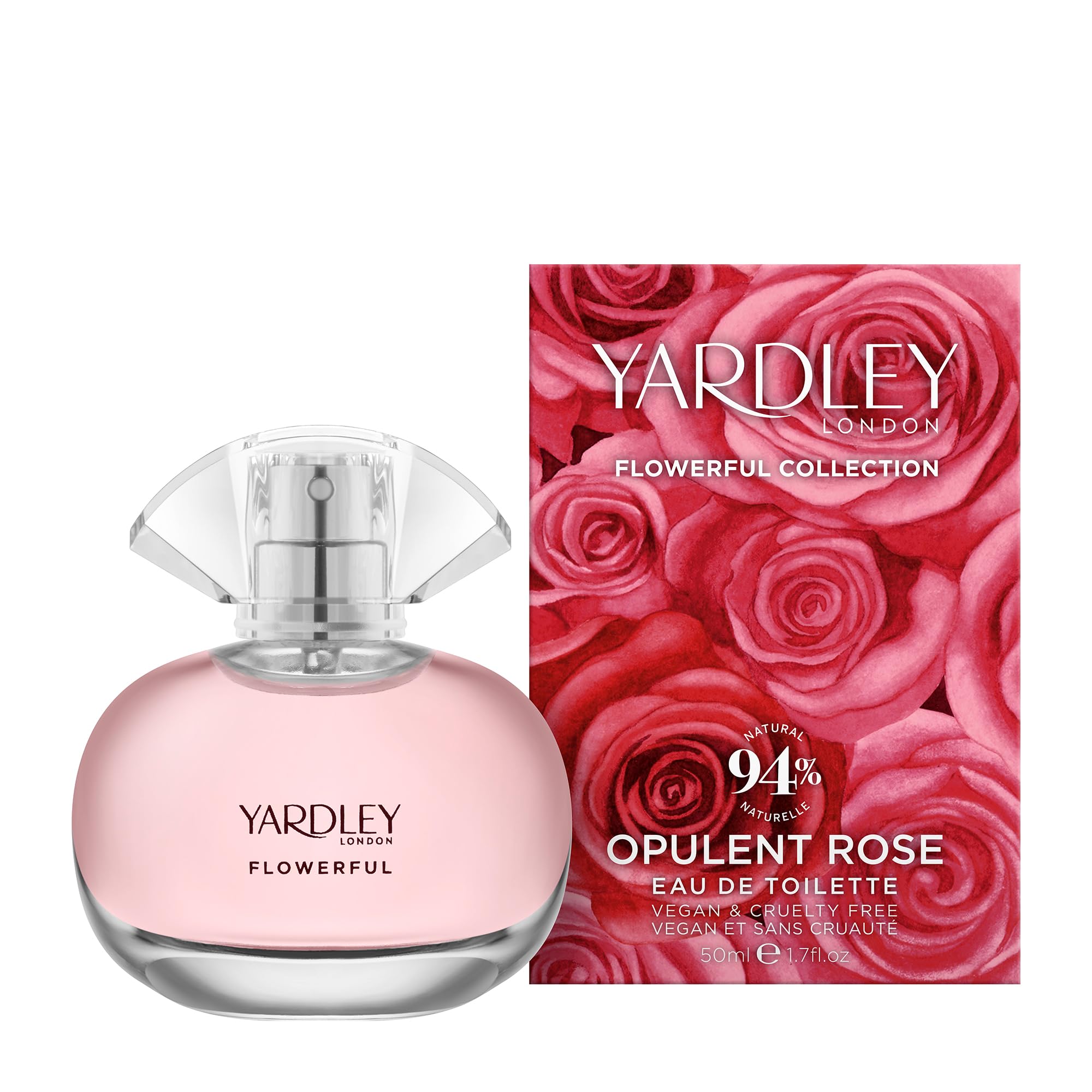 Yardley Opulent Rose Eau De Toilette 50ml Spray