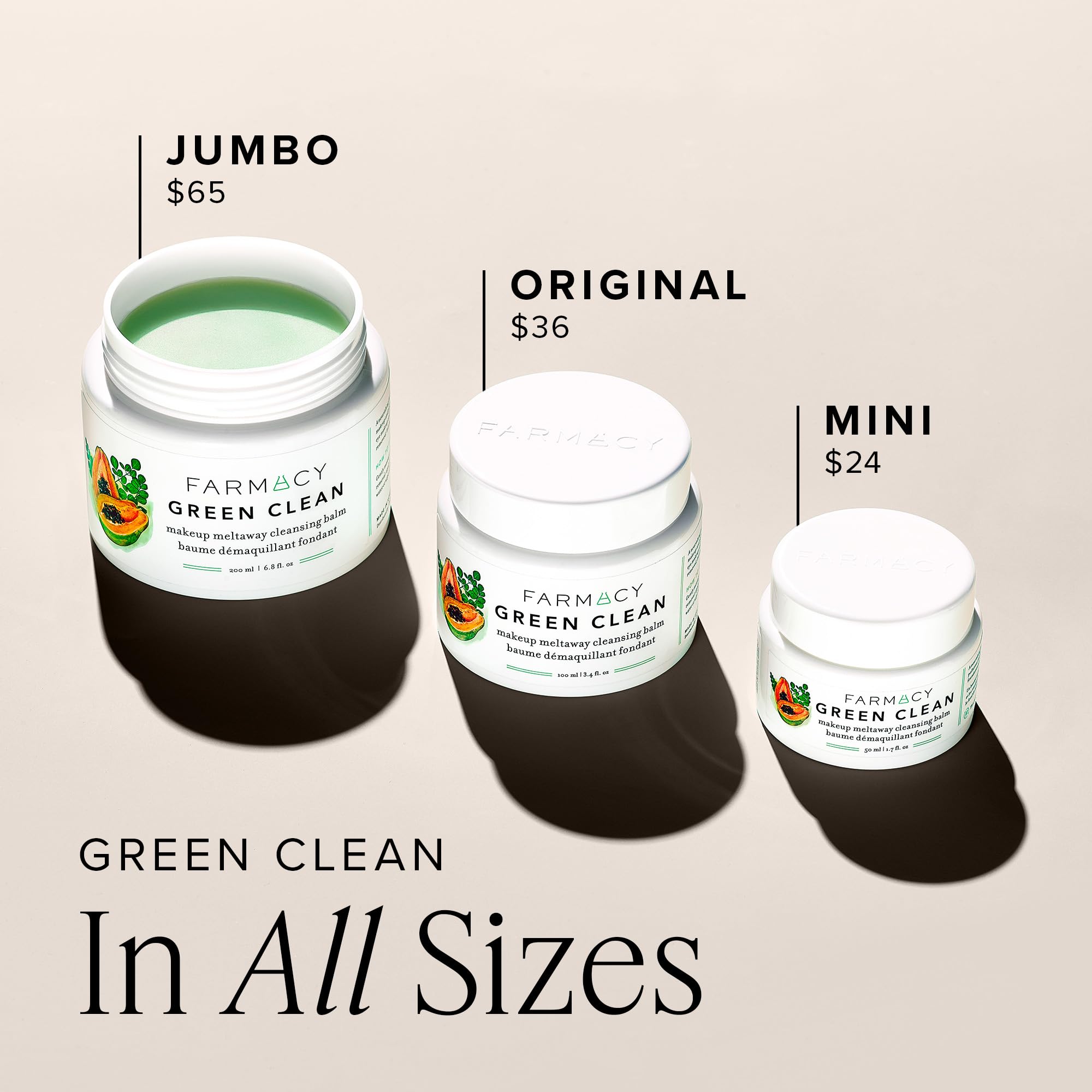 Farmacy Green Clean Makeup Meltaway Cleansing Balm 50ml