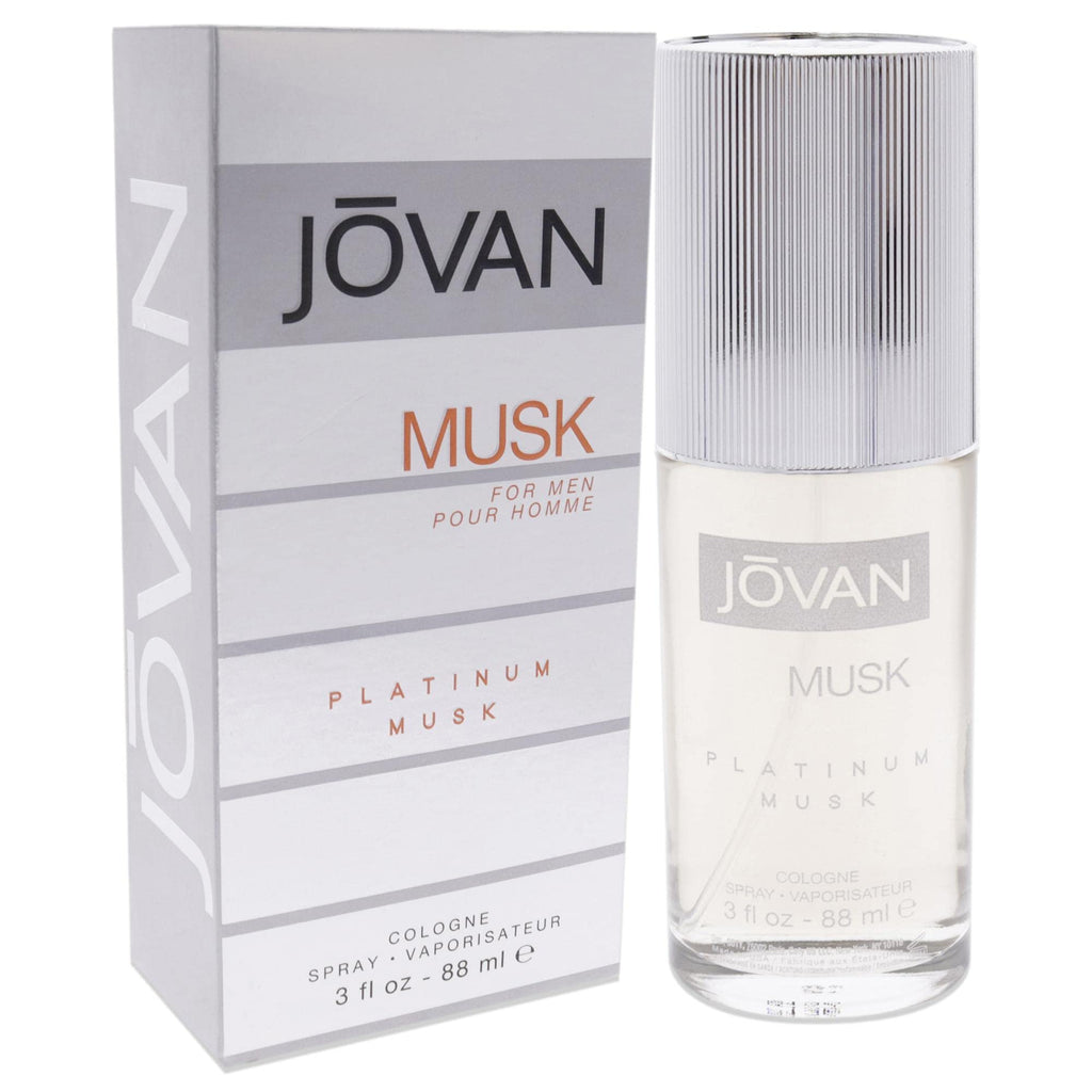 Jovan Musk For Men Eau De Cologne 88ml Spray - Platinum Musk