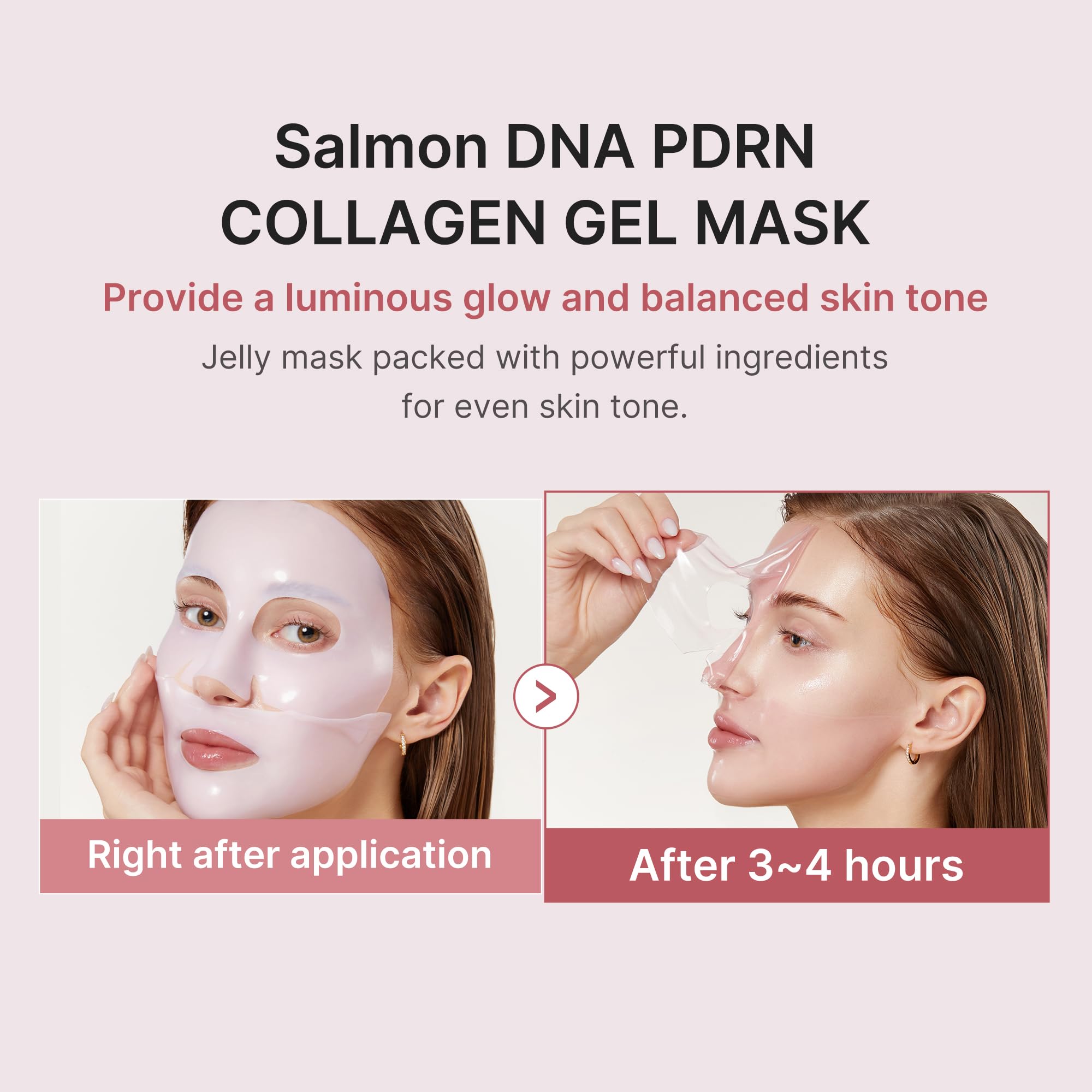 Medicube PDRN Pink Collagen Gel Mask Pack 4 x 28ml