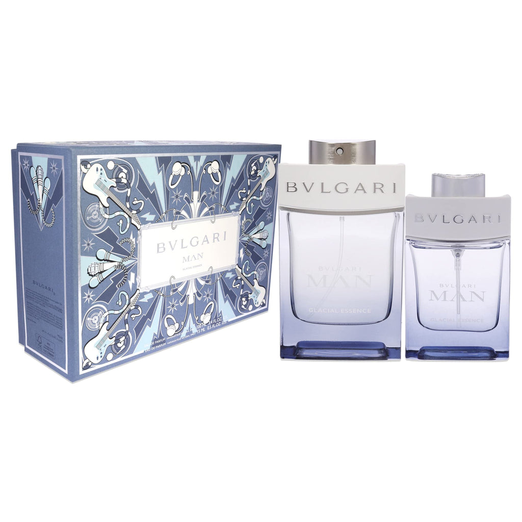 Bvlgari Man Glacial Essence Gift Set 100ml EDP + 15ml EDP