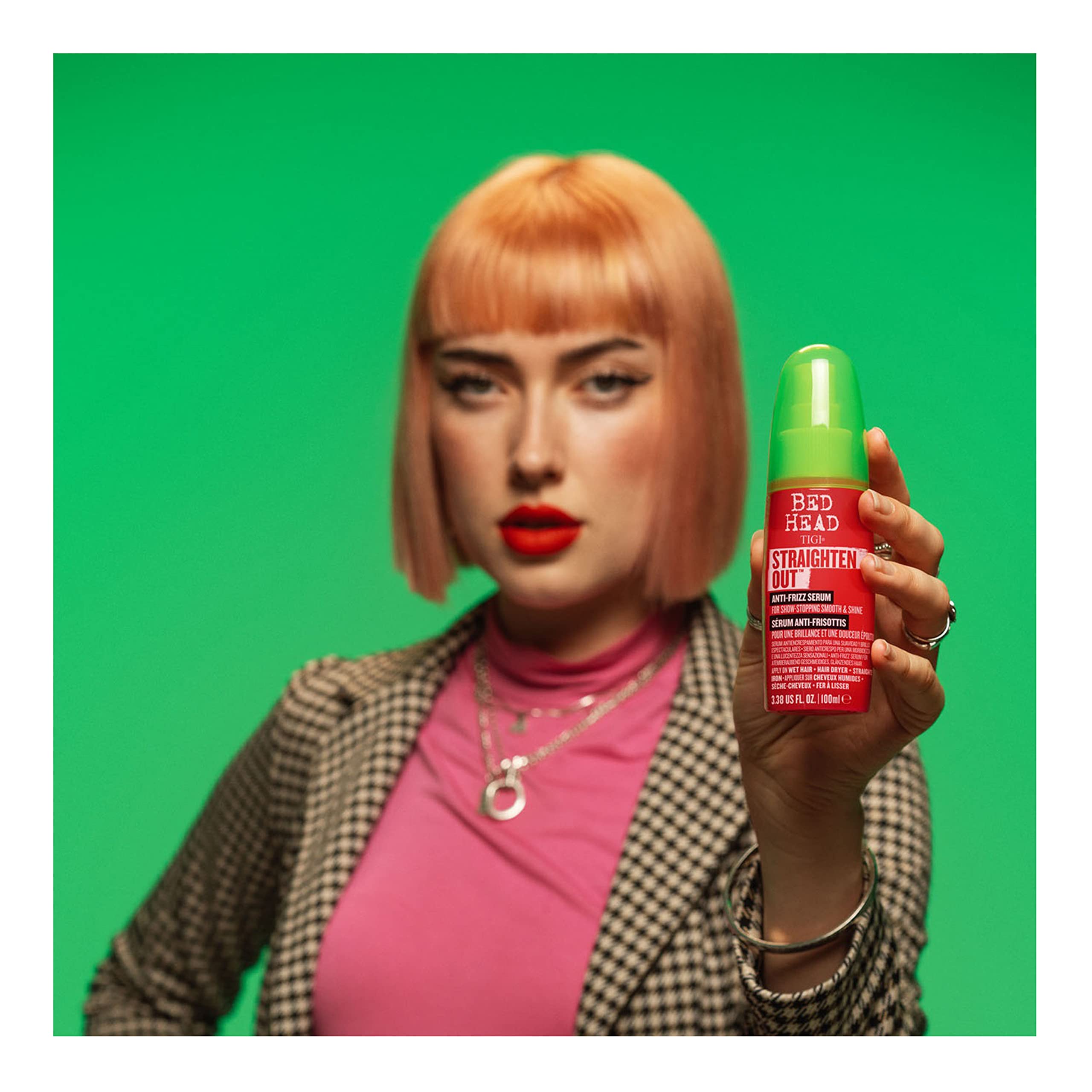 Tigi Bed Head Straighten Out Anti-Frizz Serum 100ml
