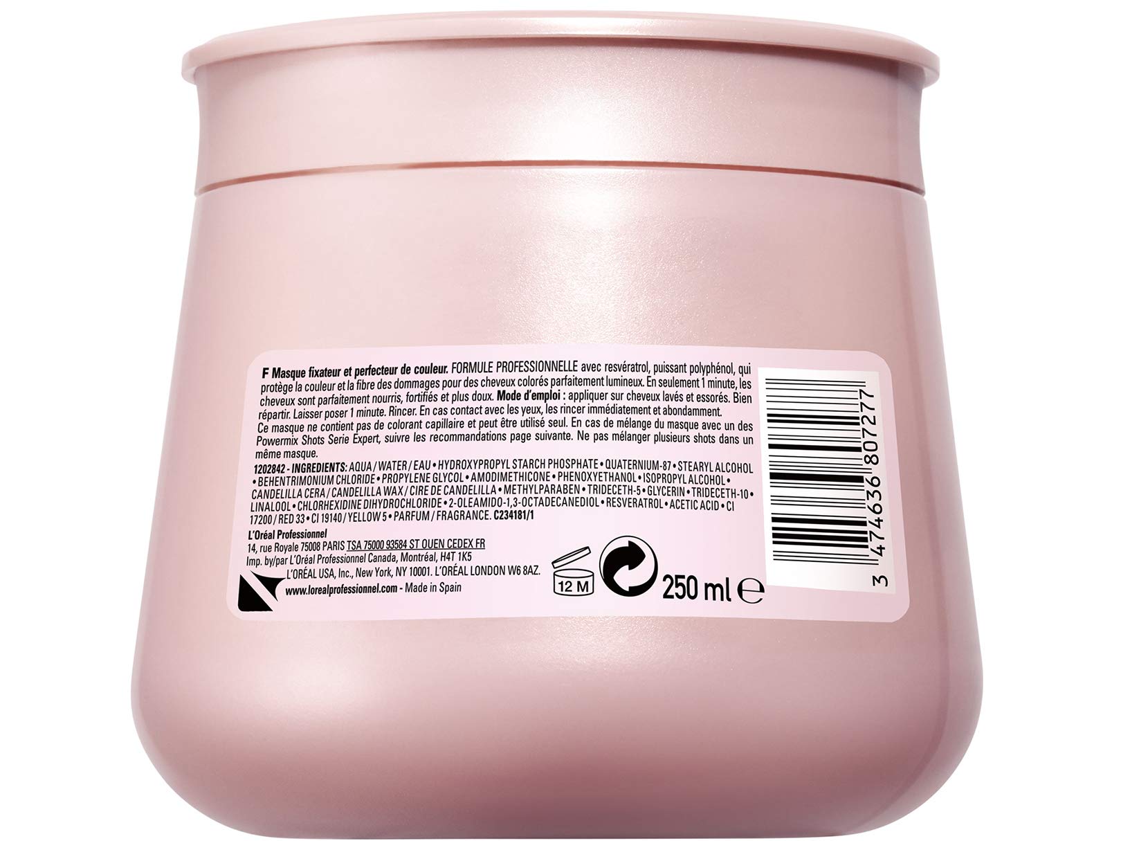 L'Oreal Serie Expert Vitamino Color Hair Mask 250ml