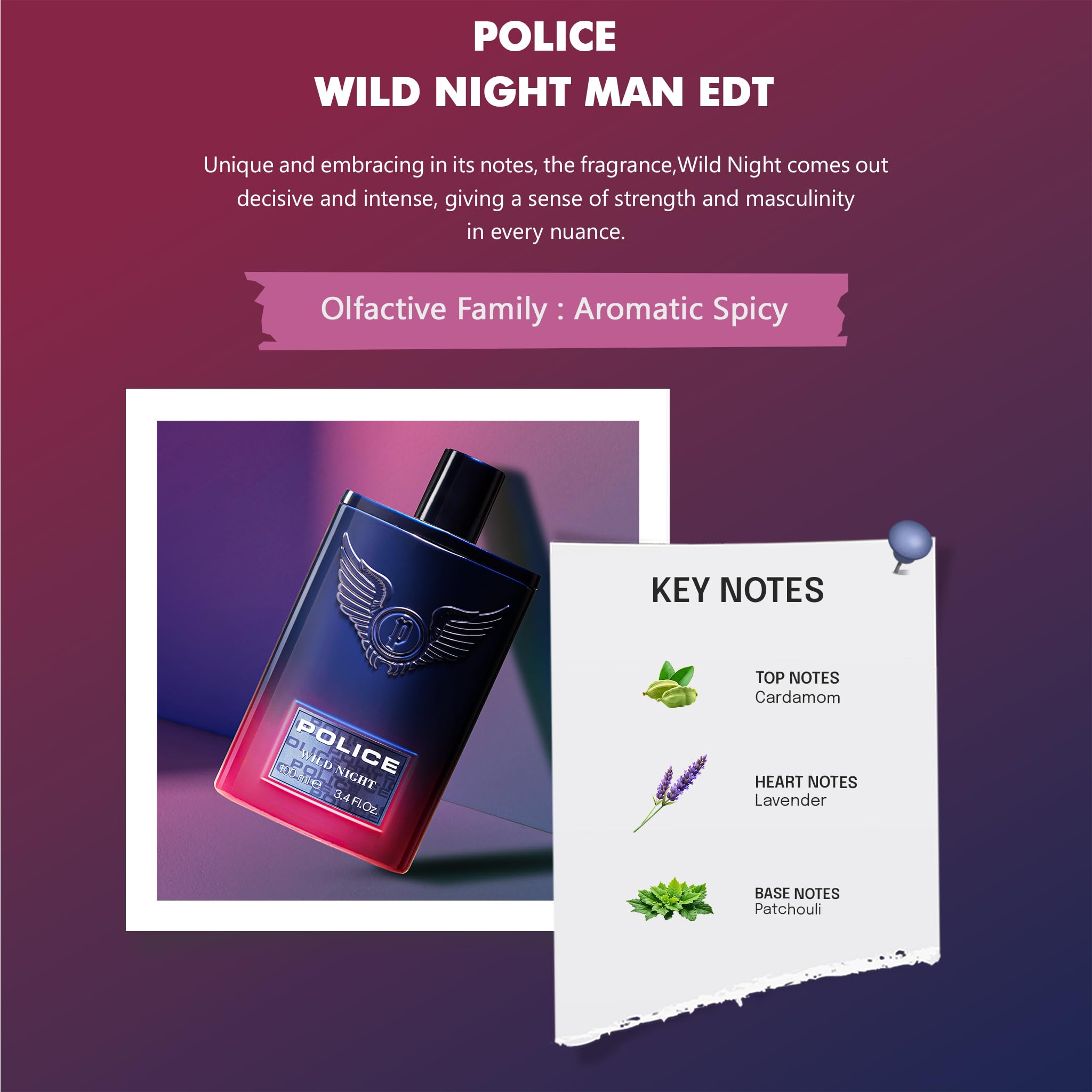 Police Wild Night Eau de Toilette 100ml Spray