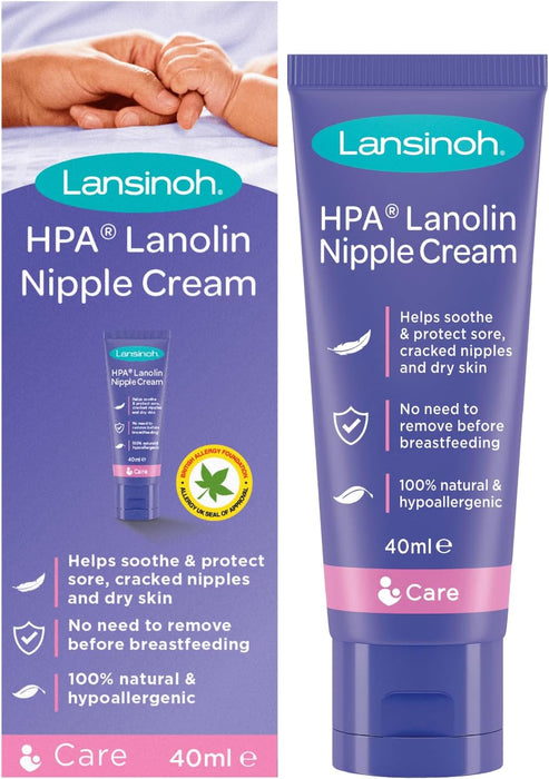 Lansinoh HPA Lanolin 40ml - The Ultimate Relief for Sore Nipples and Cracked Skin