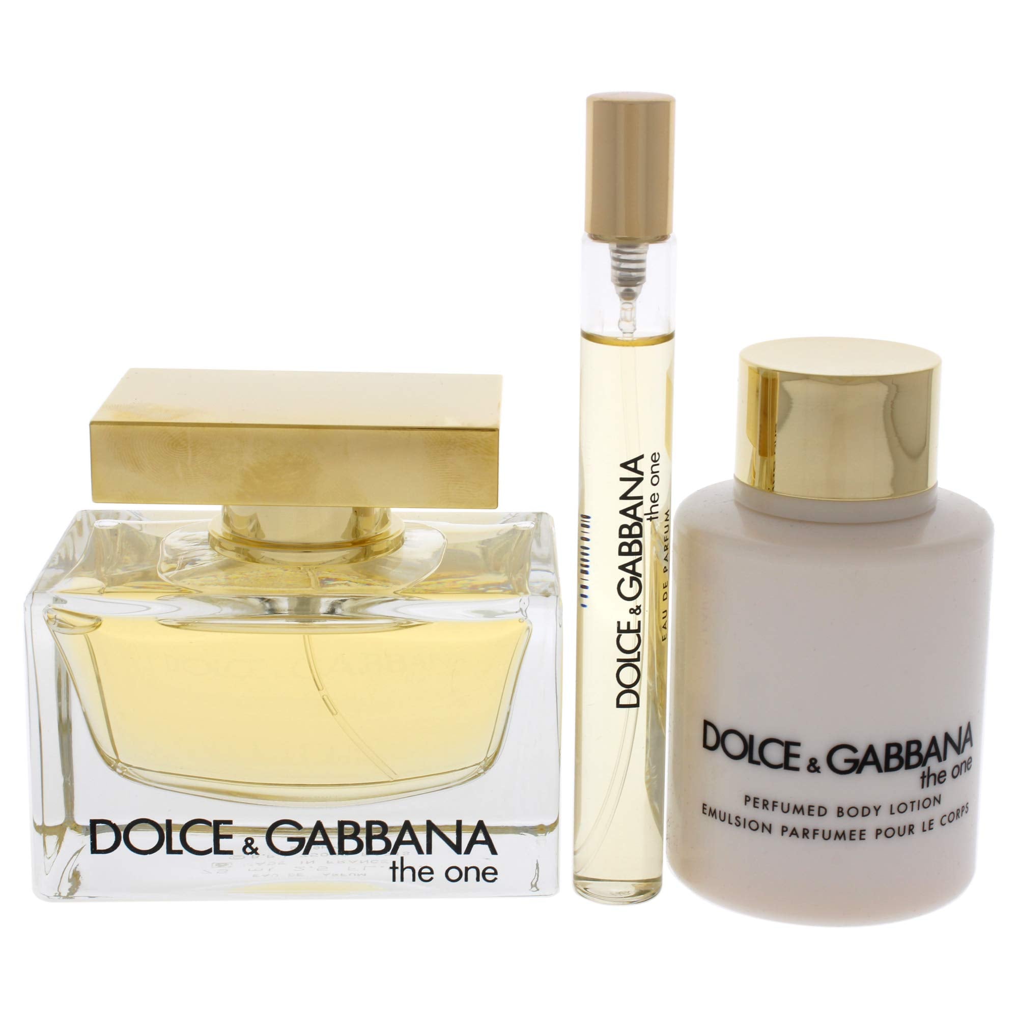 Dolce & Gabbana The One Gift Set 75ml EDP + 10ml EDP + 50ml Body Lotion