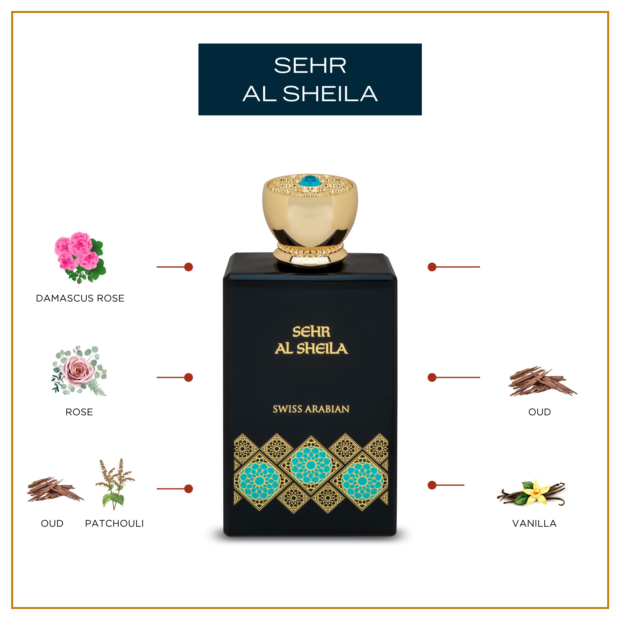 Swiss Arabian Sehr Al Sheila Eau de Parfum 100ml Spray