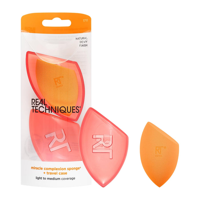 Real Techniques Base Miracle Complexion Sponge Gift Set Sponge + Travel Case